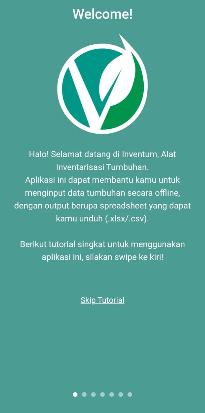 Antarmuka Aplikasi Inventum di Lapangan